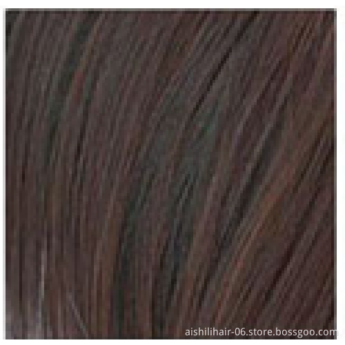 Wholesale cheap fluffy shaggy short natural wave  fiber synthetic colour mixture wig for women